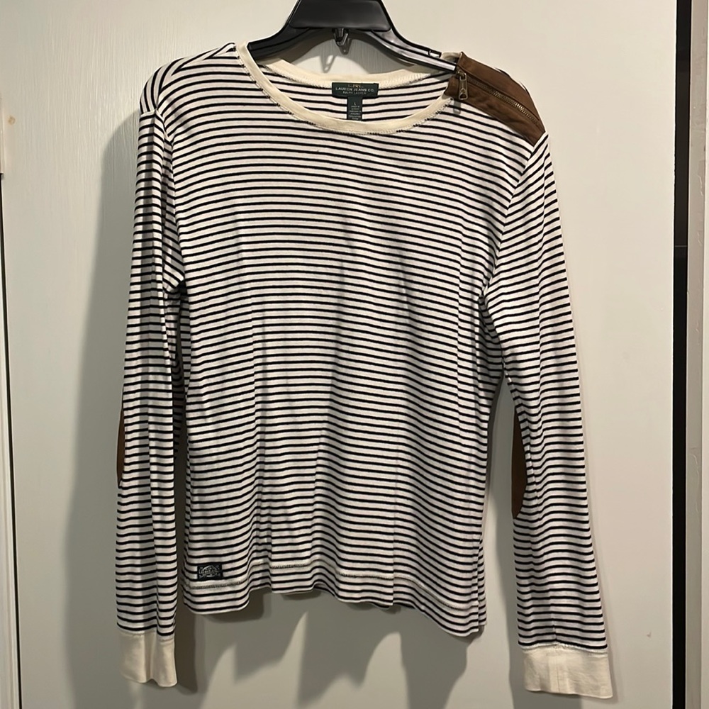 Lauren Ralph Lauren Striped Long Sleeve Top